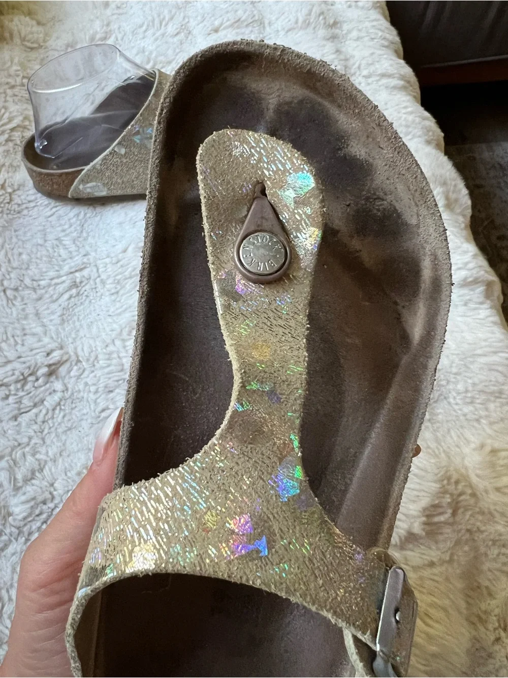 Birkenstock Gizeh Hologram EU 39 US 8-8 1/2